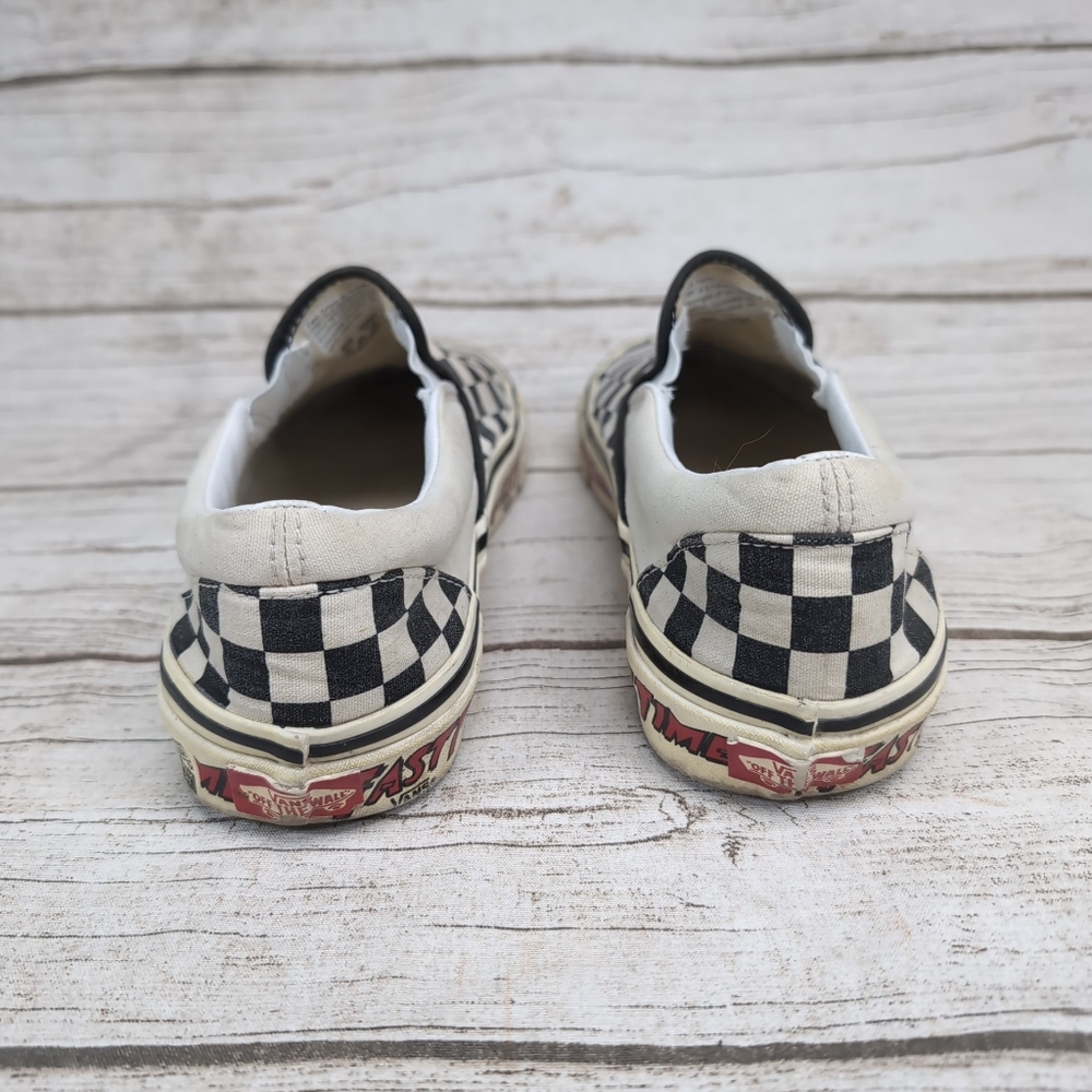 Vans Classic Checkerboard X Fast Times At Ridgemont High Slip On  Men 9 Wmn 10.5 - Picture 5 of 11